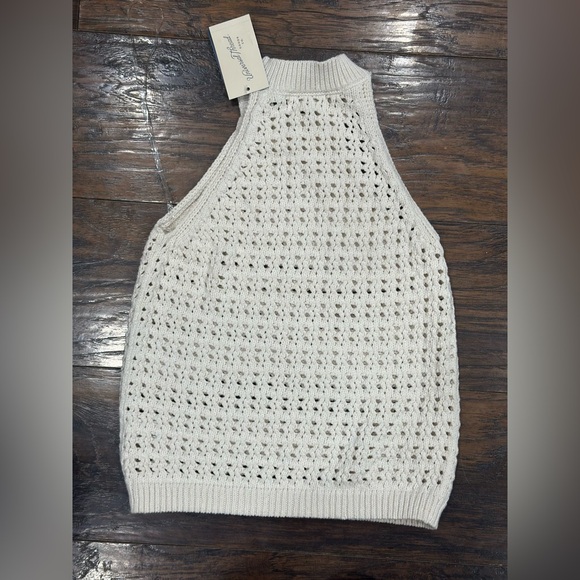NWT Women's Openwork Halter Crewneck Sweater Tank - Universal Thread™ - Picture 5 of 8
